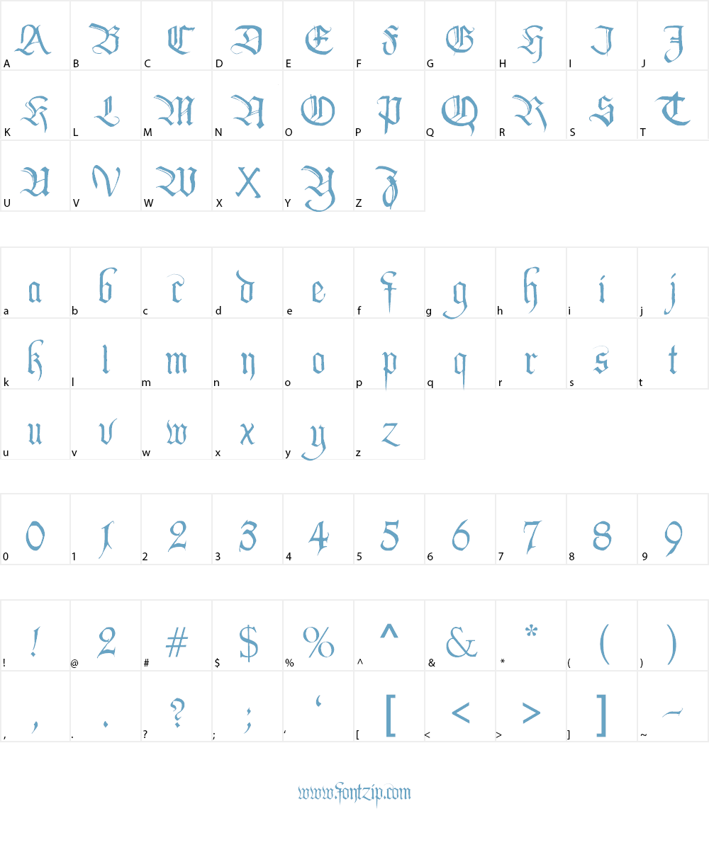 PentaGram’s Callygraphy Font Character